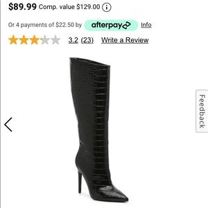 Jennifer Lopez Adalynn Boot Size 9.5 Never been worn